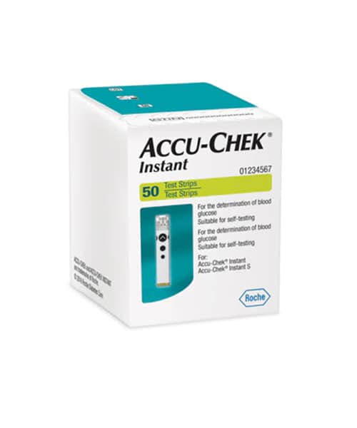 شرائح فحص السكر بالدم أكيوتشيك انستانت