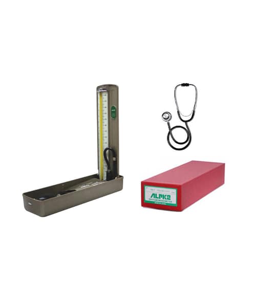 مقياس ضغط الدم الزئبقي مع سماعة الطبيب