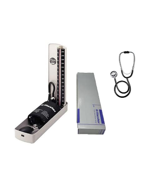 مقياس ضغط الدم الزئبقي مع سماعة الطبيب