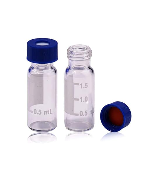 HPLC Vial Clear Glass 2ml With Screw (PK/100)