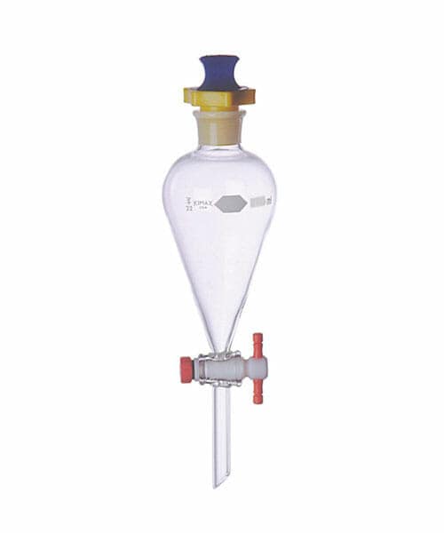 قمع منفصل مع سدادة