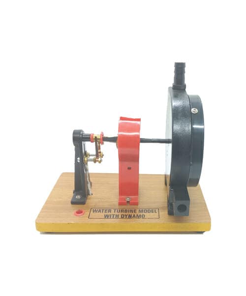 نموذج توربين مائي مع مولد