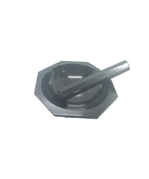 Black Porcelain Mortar With Pestle