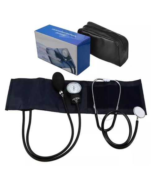 جهاز ضغط هوائي مع سماعة طبية